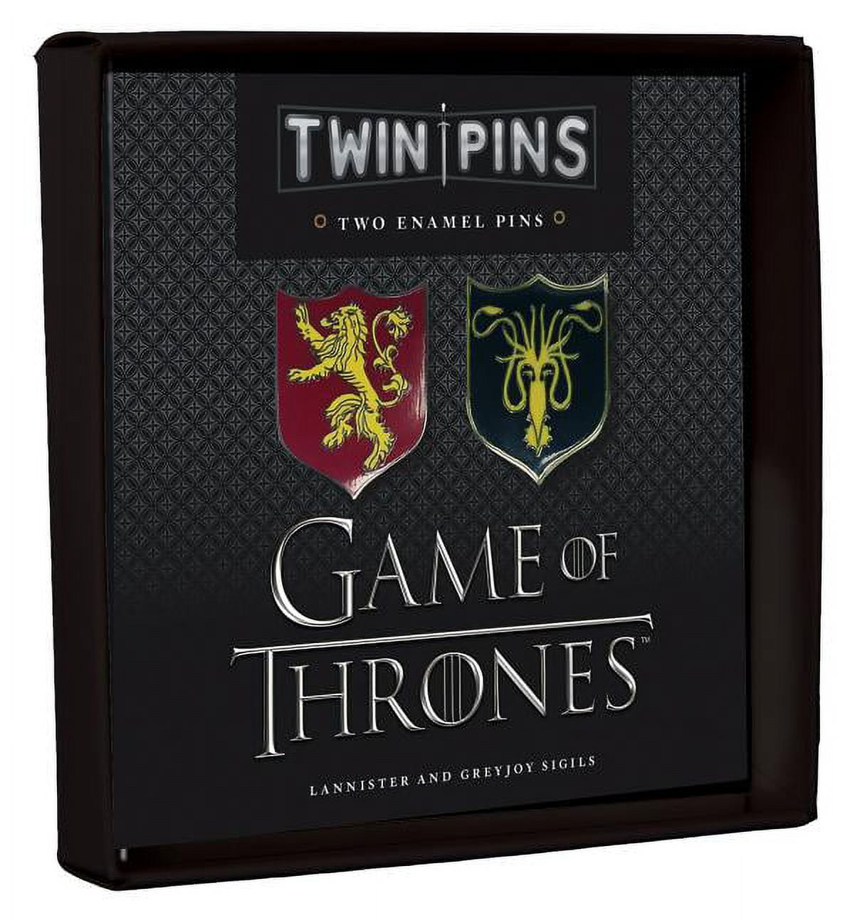 Game of Thrones x Chronicle Books: Game of Thrones Twin Pins: Lannister and Greyjoy Sigils : Two Enamel Pins (Game of Thrones Accessories, Enamel Pins, Products from Game of Thrones) (General merchandise)