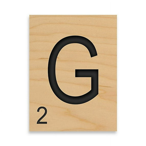 Game Tile Letter "G" Wall Art
