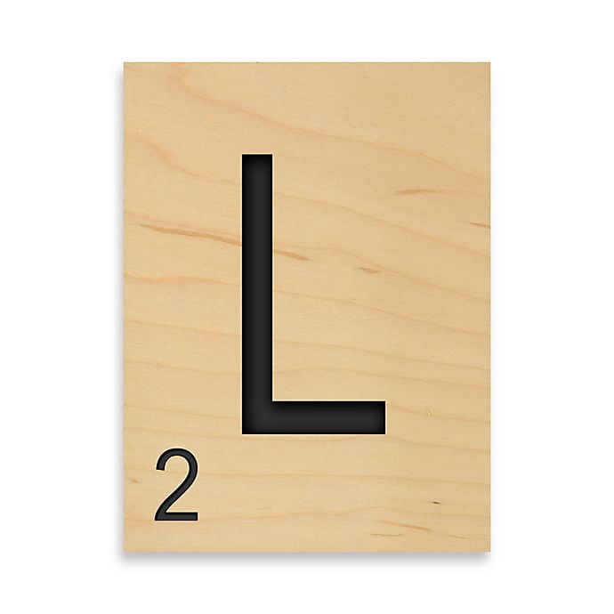 Game Tile Letter "L" Wall Art