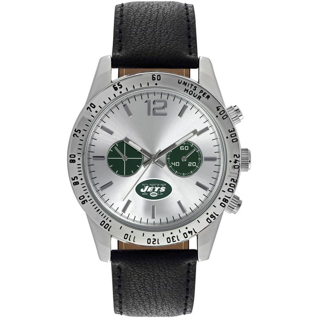 Game Time NFL Men's New York Jets Letterman Series Watch