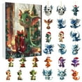 Game Timer Christmas Arrival Calendar Acrylic Flat Pendant 24 Day