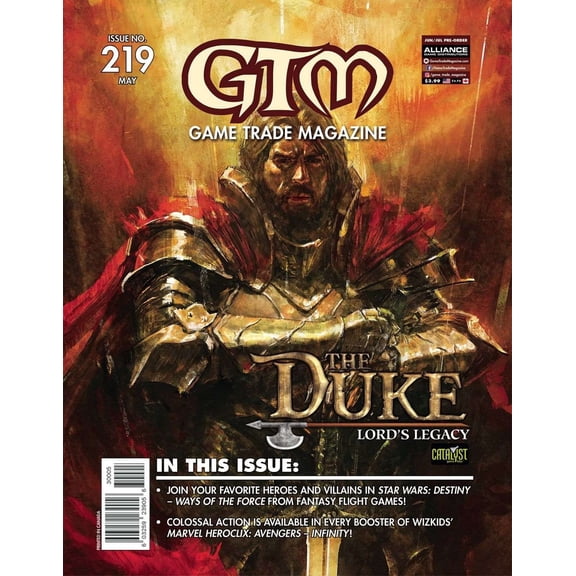 Game Trade Magazine #219 VF ; Alliance Comic Book