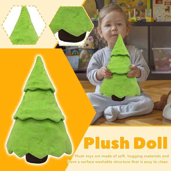 Game Trees Hate You Plush Toy, Cute Tree Stuffed Doll Soft Fluffy Tree Plush Figure Gift for Game Fans