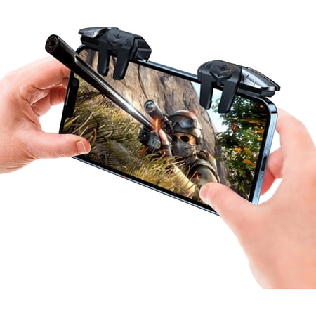Game Trigger for PUBG | Mechanical Feel Six-Finger Linkage Gamepad Controller Trigger - Easy to Use Mobile Game Physical Mechanical Button Wuwai