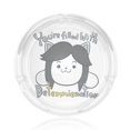 Game Undertale Temmie Round Glass Ashtray 3d Printing For Indoor And