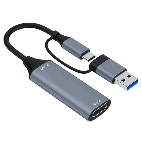Game Video Capture Card USB+Type C to HDTV 4K 60Hz Recorder Video Gaming