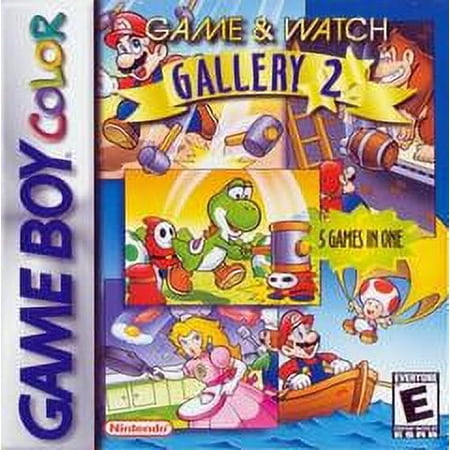Restored Game & Watch Gallery 2 - Nintendo Gameboy Color GBC (Refurbished)