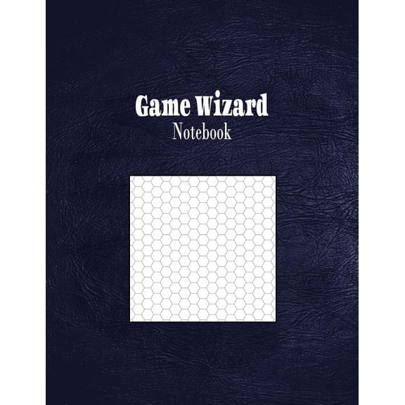 Game Wizard Notebook: 1/3" Hexagonal Graph Paper Rule (Paperback)