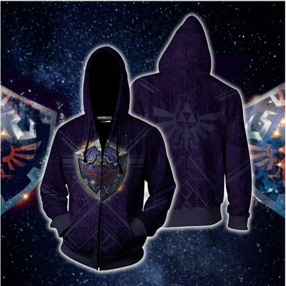 Game Zelda 3D Digital Printing Hooded Sweatshirt Loose Men's Sweatshirt