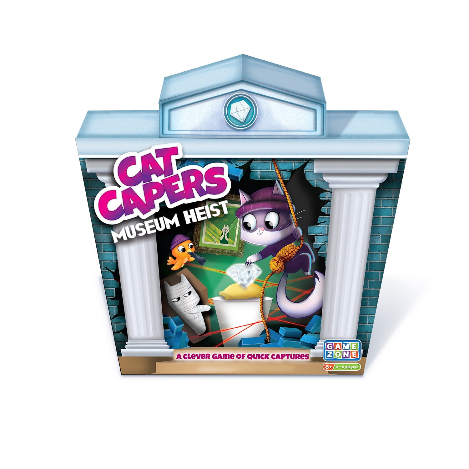 Game Zone Cat Capers Interactive Tabletop Card Game for Adults and