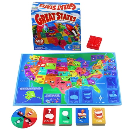 Game Zone Great States Geography Board Game