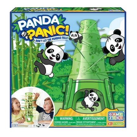 Game Zone Panda Panic - Test Your Skills in This Exciting Dexterity Challenge! - Hilarious Balancing Game for 2-4 Players Ages 5+