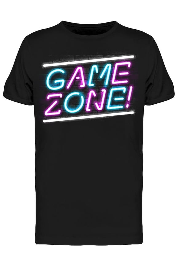 Game Zone Sign Font T-Shirt Men -Image by Shutterstock, Male Small
