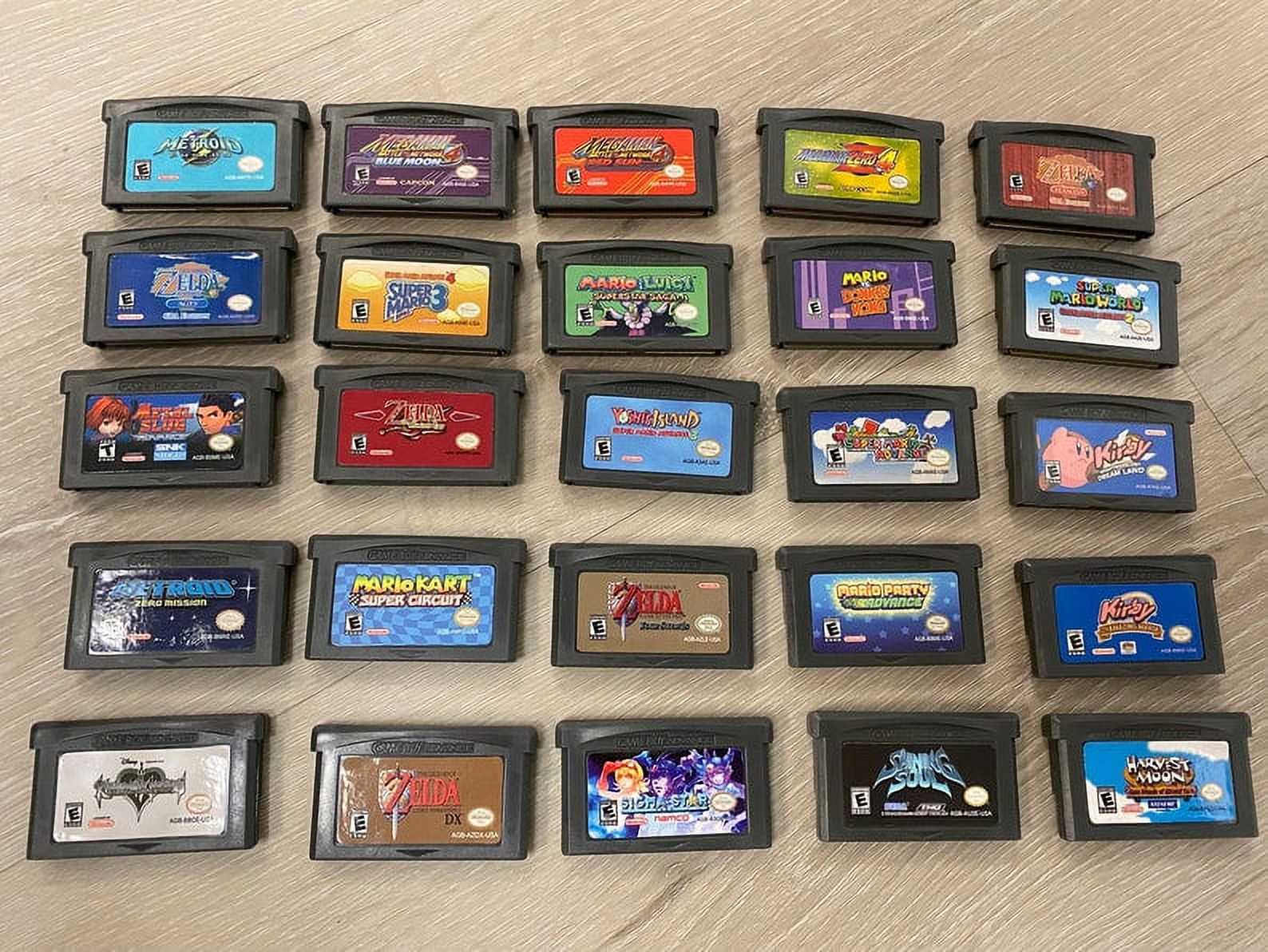 Game boy Advance Games - Choose Your Game - GBA Cartridges