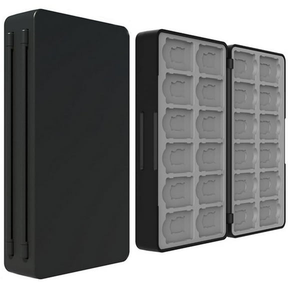 Game card storage case for Switch 2 2025/Switch OLED, Large capacity 48 game card storage box Waterproof, dustproof, drop-proof Magnetic lock case