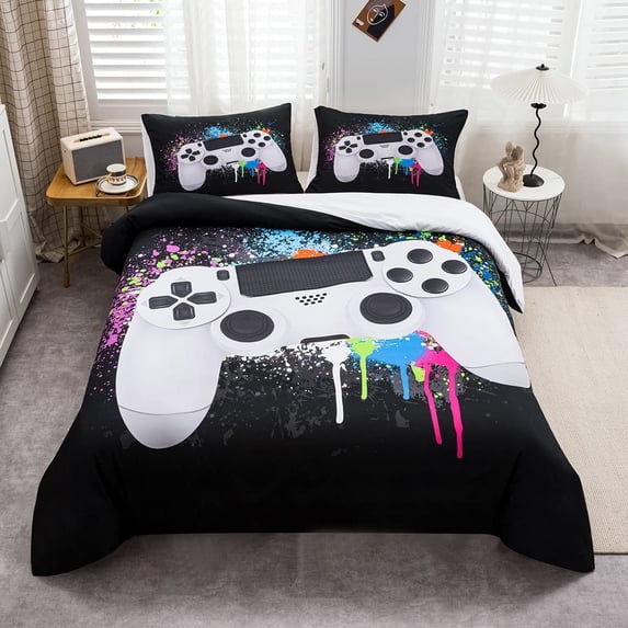 Game console Duvet Cover Set,Bedding Set for Kids and Adult, Home Decor,Twin Size
