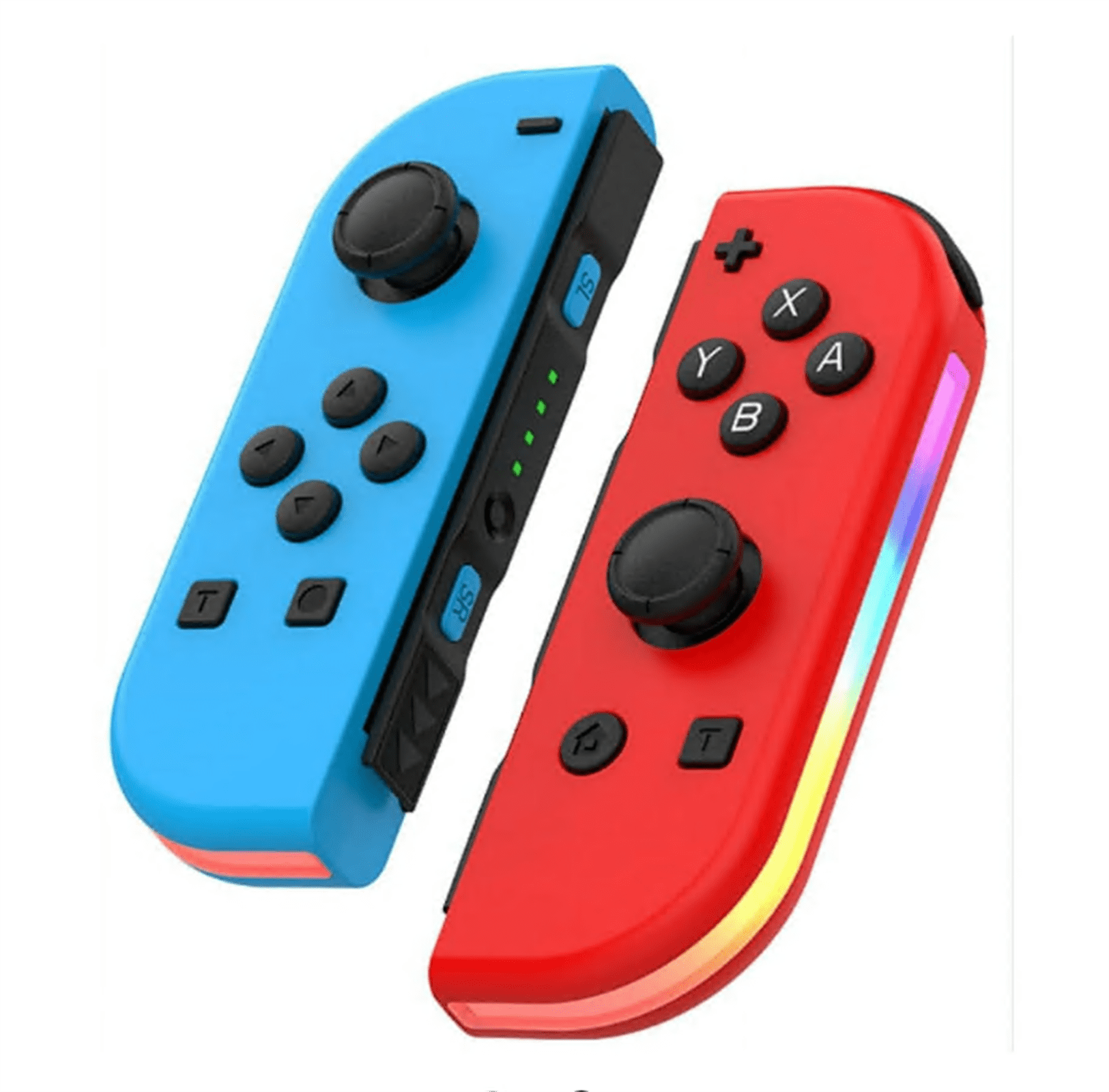 Game controller with seven color RGB lighting for Nintendo Switch  (left/right), wireless game controller replacement for Switch controller,  supporting dual vibration/motion control - Walmart.com