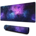 thumbnail image 1 of Game like a Pro with Large, Dazzling Galaxy Mouse Pad; Non-Slip Rubber Base for Stable Control, Stitched Edges. Perfect as a Keyboard Mat & Desk Pad - 31.5x11.8inch., 1 of 7