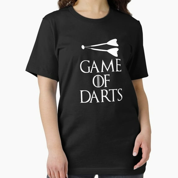 Game of Darts Retro Thrower Target Precision Humor Unisex T-Shirt, up to size 5XL