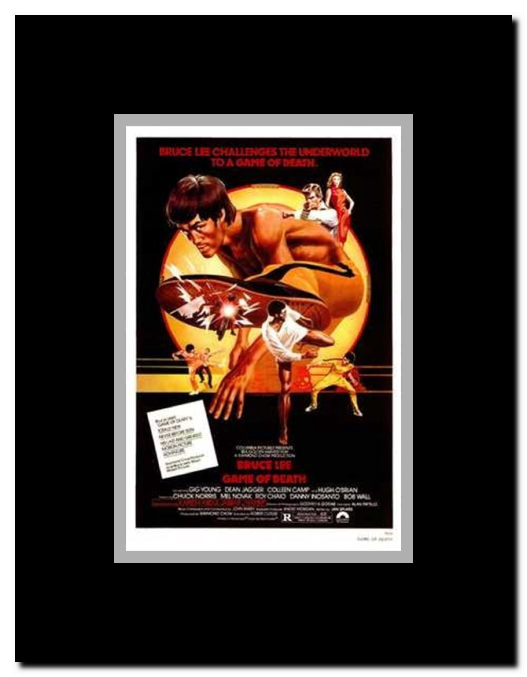Game of Death Framed Movie Poster