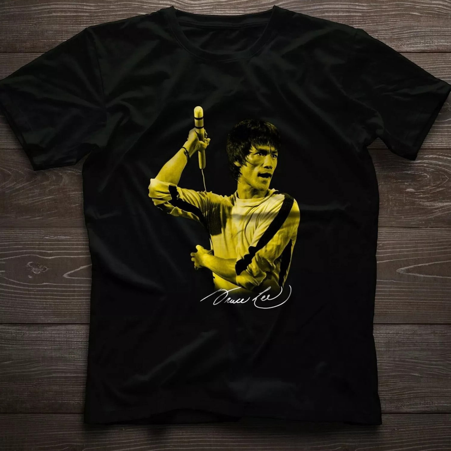 Game of Death Movie BRUCE LEE MMA Martial Arts Jeet Kune Do Black T