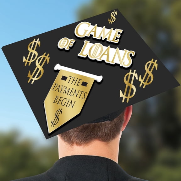 Game of Loans Graduation Grad Cap Decorating Kit