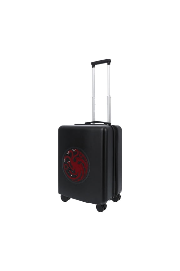 Game of Thrones 22.5 Inch Carry On Luggage, Hardshell Rolling Suitcase with Spinner Wheels, Black