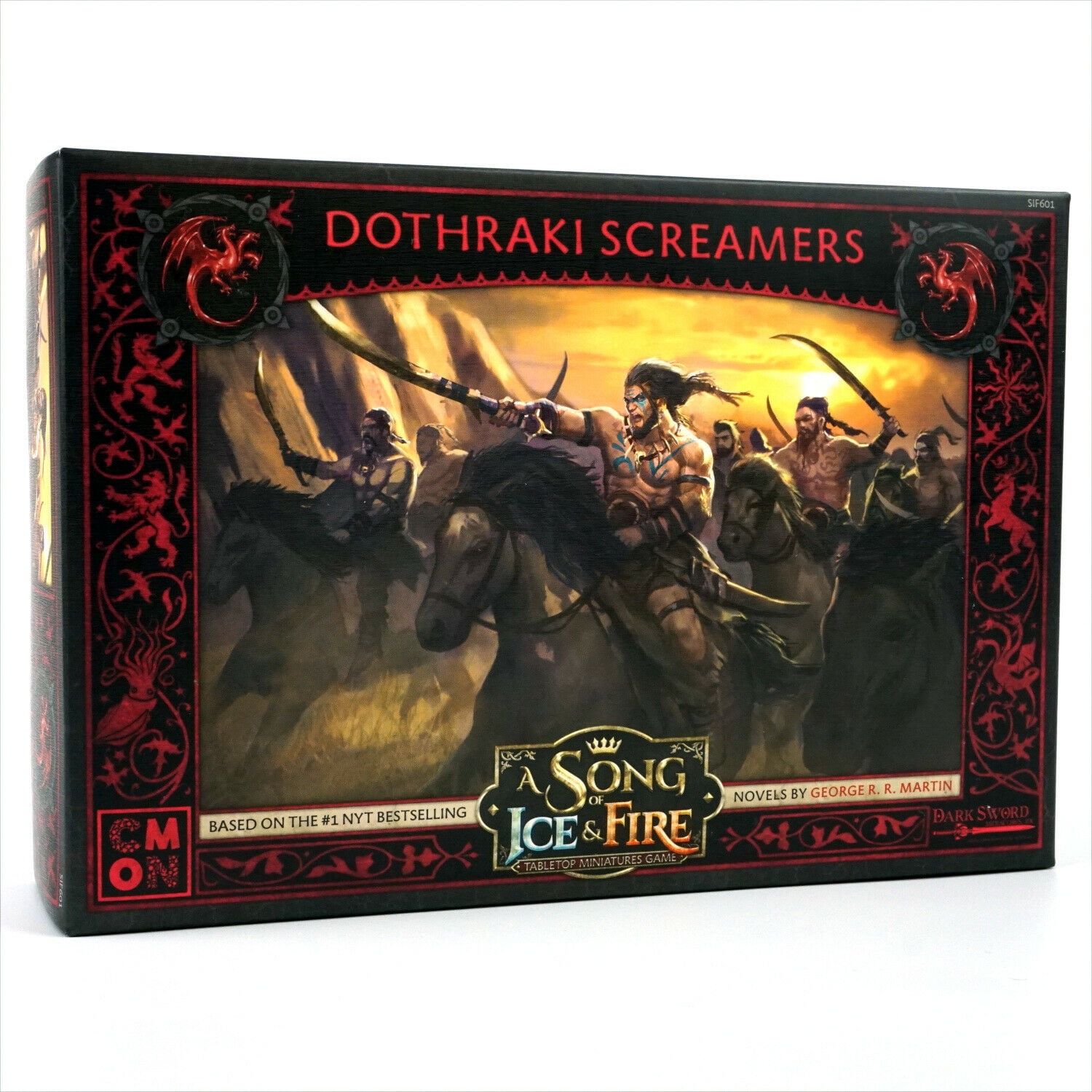 CMON A Song of Ice and Fire Tabletop Miniatures Dothraki Outriders Unit Box - Skilled Scourge of The Great Grass Sea, Strategy Game for Adults, Ages 14+, 2+ Players, 45-60 Minute Playtime, Made CMON A Song of Ice and Fire Tabletop Miniatures Dothraki Outriders Unit Box - Skilled Scourge of The Great Grass Sea, Strategy Game for Adults, Ages 14+, 2+ Players, 45-60 Minute Playtime, Made