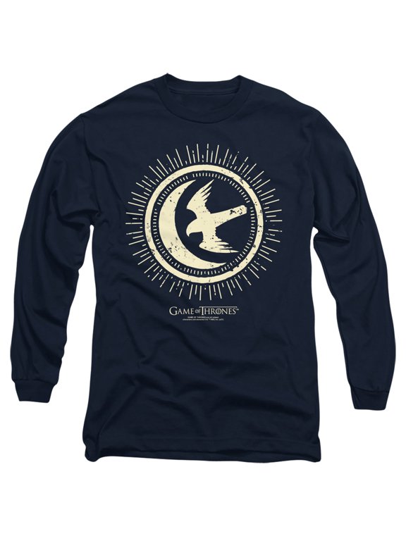 Game of Thrones Arryn Burst Sigil Unisex Adult Long-Sleeve T Shirt,Arryn Burst Sigil, 3X-Large
