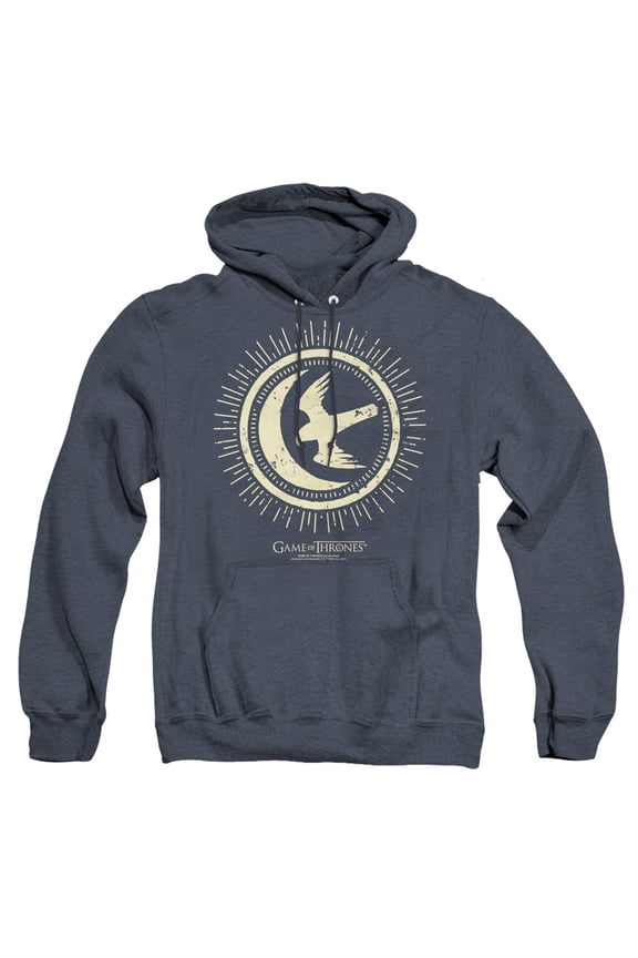 Game of Thrones Arryn Burst Sigil Unisex Adult Pull-Over Heather Hoodie,Arryn Burst Sigil, 2X-Large