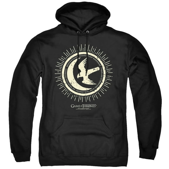 Game of Thrones Arryn Burst Sigil Unisex Adult Pull-Over Hoodie,Black, 3X-Large
