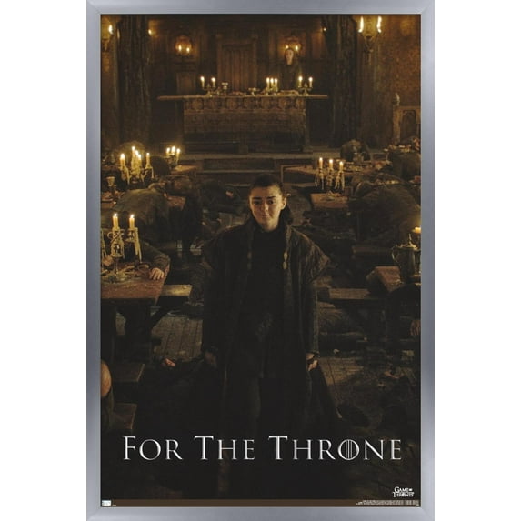 Game of Thrones - Arya Stark Wall Poster, 14.725" x 22.375", Framed