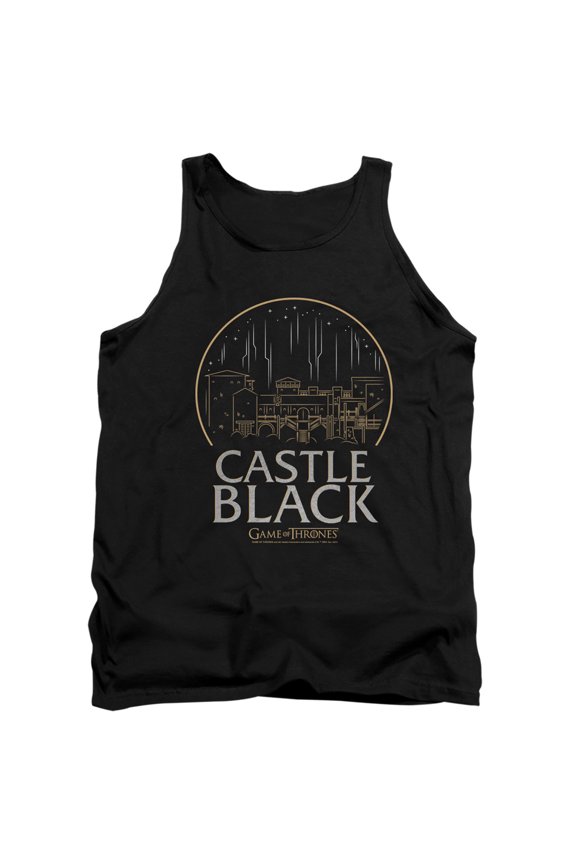Game of Thrones Castle Black Unisex Adult Tank Top,Castle Black, Medium