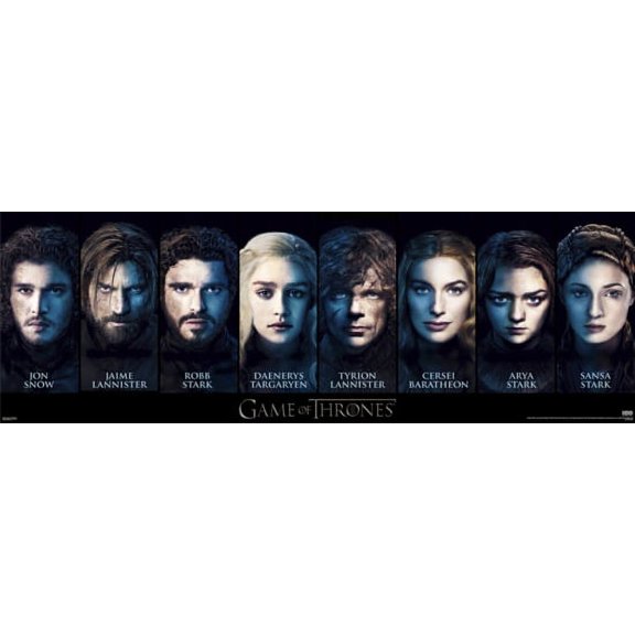 Game of Thrones - Characters - Slim Poster (36 x 12)