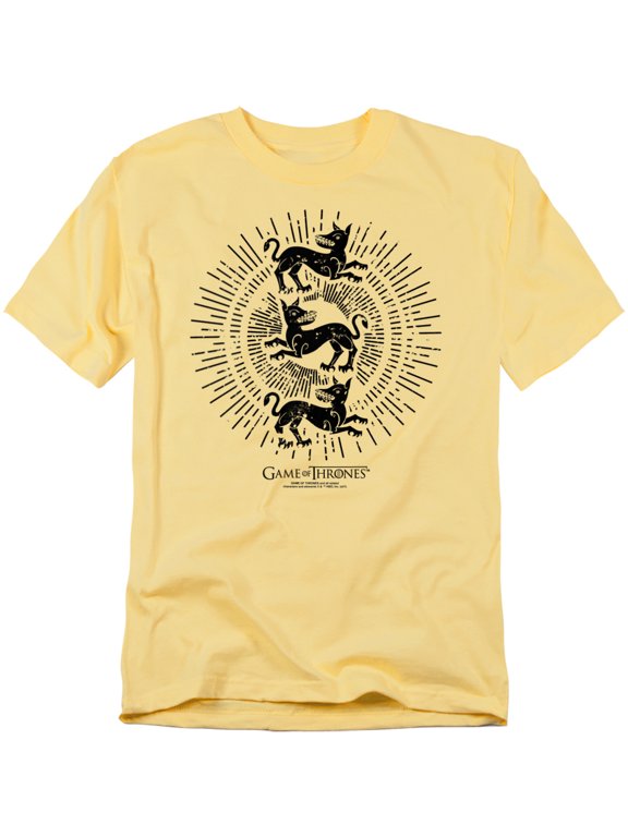 Game of Thrones T-Shirt Clegane Burst Sigil Unisex Graphic Tee For Men & Women