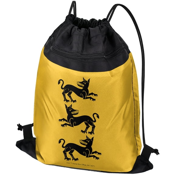 Game of Thrones Clegane Sigil Drawstring Backpack Sports Bag Sackpack 17" x 13", Perfect for Gym, Yoga or Practice