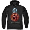 thumbnail image 1 of Game of Thrones Combined Targaryn And Stark Unisex Adult Pull-Over Hoodie,Black, Medium, 1 of 5