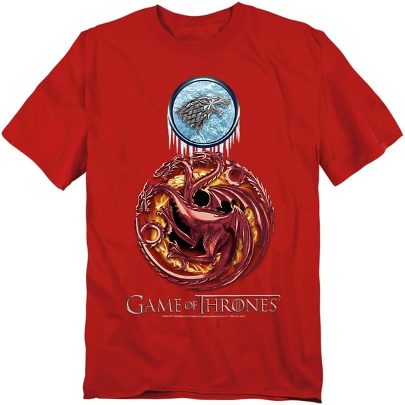 Game of Thrones T-Shirt Combined Targaryn And Stark Unisex Graphic Tee For Men & Women