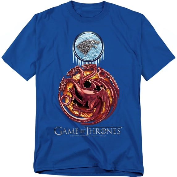 Game of Thrones T-Shirt Combined Targaryn And Stark Unisex Graphic Tee For Men & Women