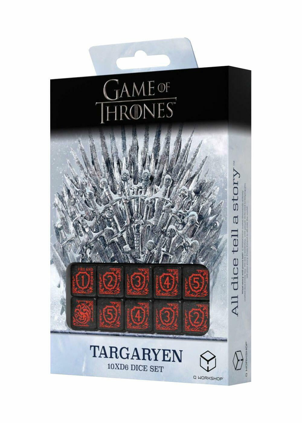 Game of Thrones D6 Dice Set: Targaryen