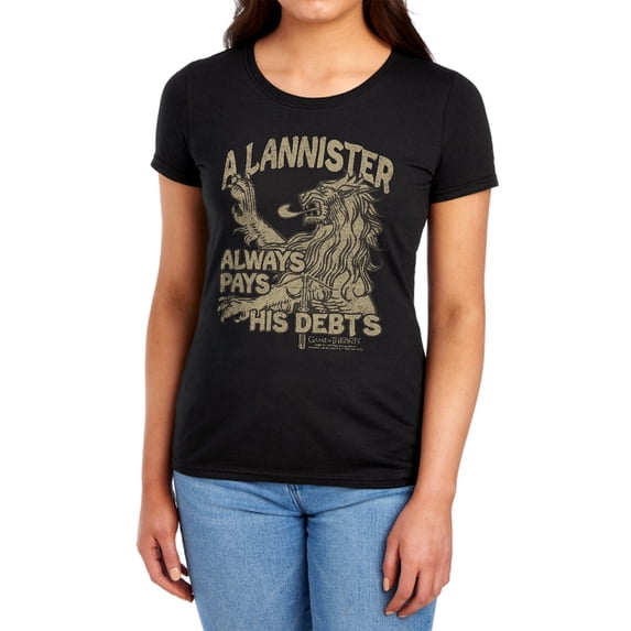 Game of Thrones Debts Women's T Shirt, Debts, Large