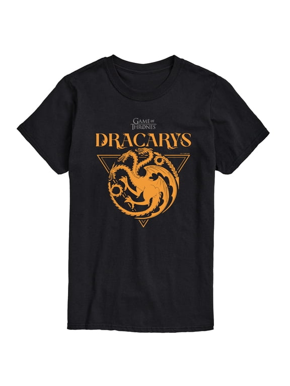 - Dracarys Men's Short Sleeve Graphic T-Shirt