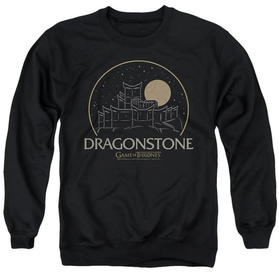 Game of Thrones Dragonstone Unisex Adult Crewneck Sweatshirt,Dragonstone, X-Large