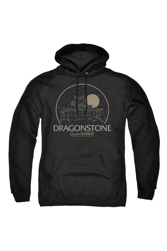 Game of Thrones Dragonstone Unisex Adult Pull-Over Hoodie, Dragonstone, Large
