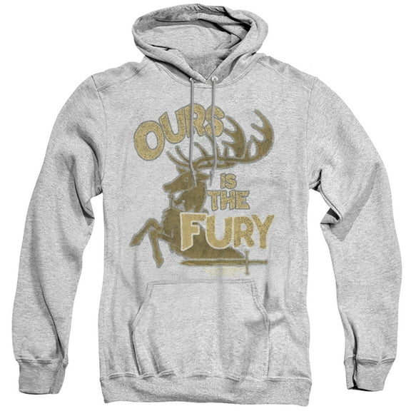 Game of Thrones Fury Unisex Adult Pull-Over Hoodie,Athletic Heather, X-Large