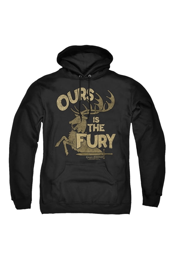 Game of Thrones Fury Unisex Adult Pull-Over Hoodie, Fury, Large