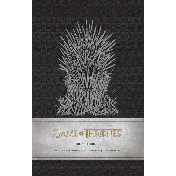 Game of Thrones: Game of Thrones: Iron Throne Hardcover Ruled Journal (Hardcover)