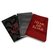 Game of Thrones Game of Thrones Pocket Notebook Collection Set of 3 House Words Paperback