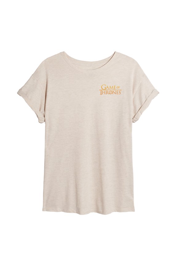 - Got Win Or Die - Juniors Oversized Graphic T-Shirt