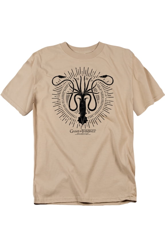 Game of Thrones T-Shirt Greyjoy Burst Sigil Unisex Graphic Tee For Men & Women